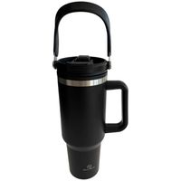 Home Classix “The Boss” Double Wall Travel Mug - Black